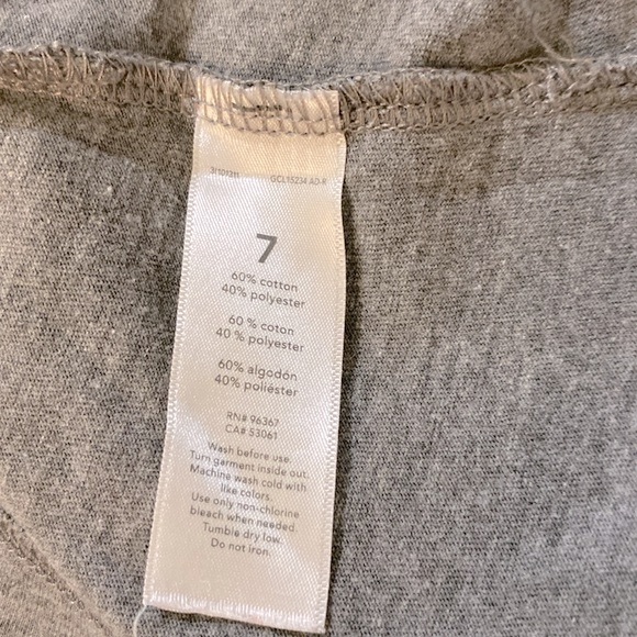 Oshkosh B’gosh gray USA flip sequins kids top short sleeve T-Shirt size 7 - Picture 10 of 11